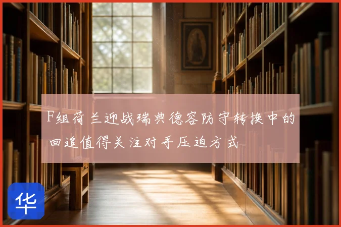 F组荷兰迎战瑞典德容防守转换中的回追值得关注对手压迫方式